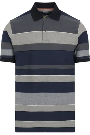 Paul Smith Topp, Herr, S, Bomull, Randig Bomullspolotröja