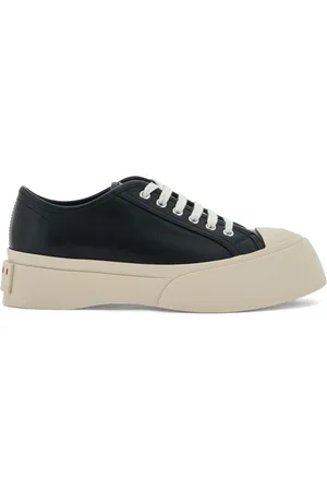 Marni Skor, Dam, 36 EU, Läder, Stiliga Sneakers för Kvinnor
