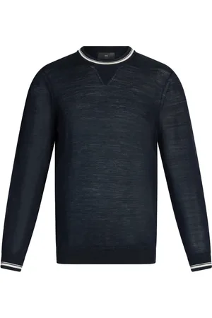 Liu Jo Stickade tröjor & koftor, Herr, 2Xl, Bomull, Rund Hals Tröja