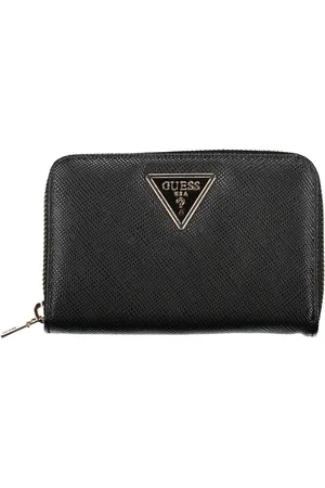 Guess Accessoarer, Dam, ONE Size, Elegant Svart Multi-Fack Plånbok