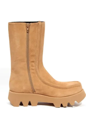 Paloma Barceló Skor, Dam, 39 EU, Mocka, Ivet Mocka Ankelboots med Sidoficka
