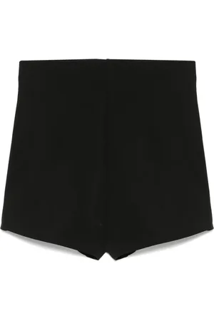 Rick Owens Shorts, Dam, S, Svarta Avklippta Shorts