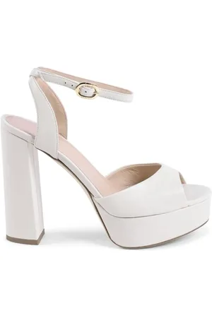 DEE OCLEPPO Skor, Dam, 38 EU, Läder, Vit Läder Sandal
