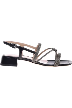 BALDININI Skor, Dam, 39 EU, rhinestone nappa sandal