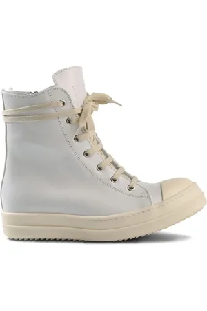 Rick Owens Skor, Dam, 38 EU, Vit Mjölk Sneakers