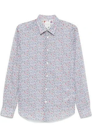 Paul Smith Skjorta, Herr, M, Bomull, Multifärgad Slim Fit Skjorta