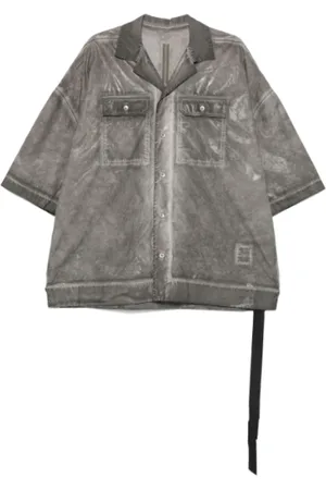 Rick Owens Skjorta, Herr, XS, Mörk Magnum Tommy Skjorta