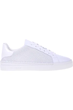 BALDININI Skor, Dam, 39 1/2 EU, Perforated leather and patent leather trainer