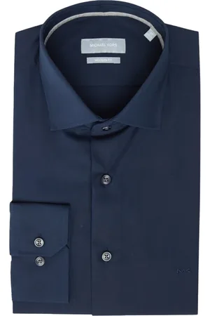 Michael Kors Skjorta, Herr, XL, Bomull, Modern Stretch Poplin Skjorta
