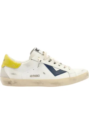 4b12 Skor, Herr, 40 EU, Läder, Gula sneakers för män