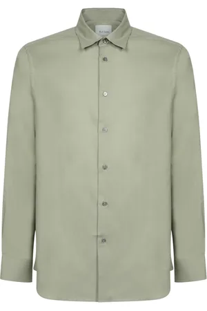 Paul Smith Skjorta, Herr, M, Bomull, Grön Skjorta för Män Snygg