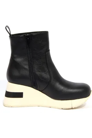 Paloma Barceló Skor, Dam, 36 EU, Läder, Svarta Läder Ankelboots