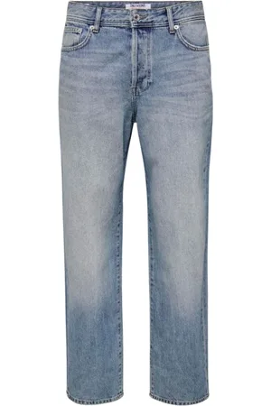 Only & Sons Jeans, Herr, W34 L32, Denim, Lös Denimbyxa