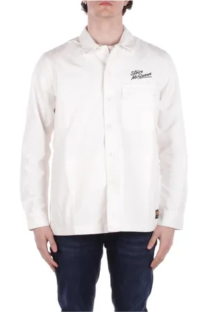 Barbour Skjorta, Herr, M, Bomull, Vit Internationell Logo Front Skjorta