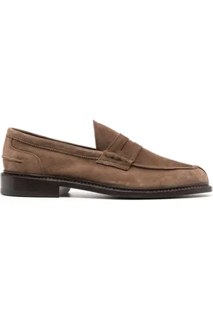 TRICKERS Skor, Herr, 44 EU, Läder, Klassisk Läder Loafer Sko