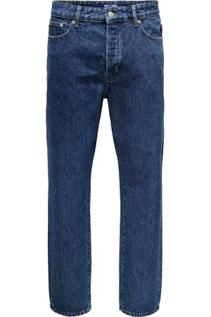 Only & Sons Jeans, Herr, W34 L32, Denim, Loose Tape Denim Byxor