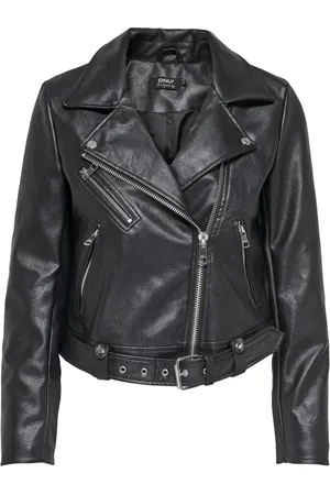 ONLY Jacka, Dam, L, Läder, Faux Läder Bikerjacka