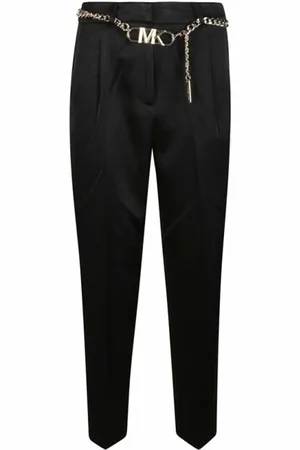 Michael Kors Byxor, Dam, S, Polyester, Svarta byxor Aw23