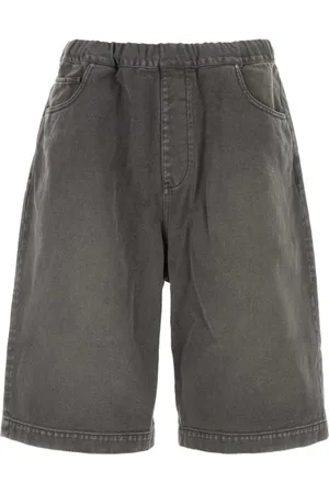 Entire Studios Shorts, Herr, L, Denim, Mörkgrå Denim Bermuda Shorts