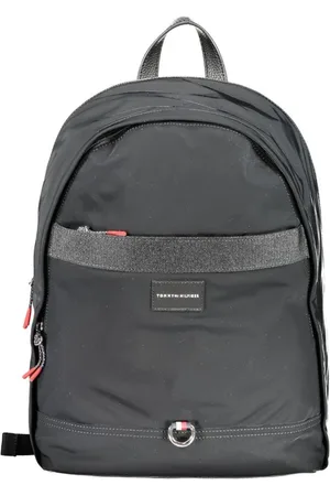 Tommy Hilfiger Väska, Herr, ONE Size, Polyester, Svart ryggsäck för laptop i polyester med justerbara remmar