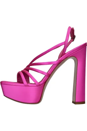 LE SILLA Skor, Dam, 38 EU, Läder, Sandaler Fuchsia