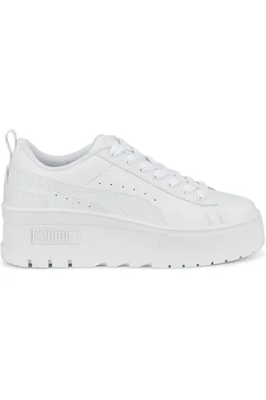 PUMA Skor, Dam, 37 EU, Läder, Läder Kil Sneakers