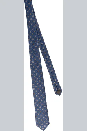 CANALI Accessoarer, unisex, ONE Size, Linne, Linneslips med mikrodesign