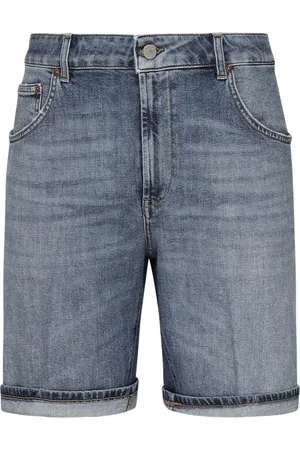 Dondup Shorts, Herr, W35, Denim, Blå Bermuda Derick Shorts