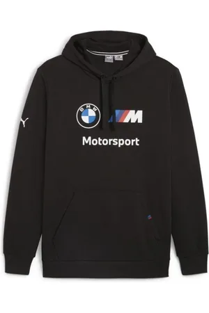 PUMA Sweatshirts & Hoodies, Herr, S, Herr Svart Hoodie med Frontlogo