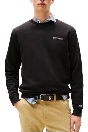 Tommy Hilfiger Sweatshirts & Hoodies, Herr, 2Xl, Bomull, Klassisk Grafisk Sweatshirt för Män