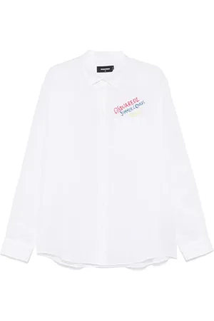 Dsquared2 Skjorta, Herr, S, Vit Skjorta med Bröstficka
