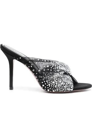 GEDEBE Skor, Dam, 37 EU, Kristall Svart Tulle Dam Sandaler