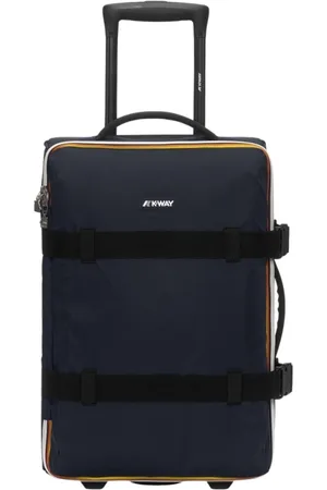 K-Way Resväska, unisex, ONE Size, Nylon, Blå Djup/Svart Ren Trolley