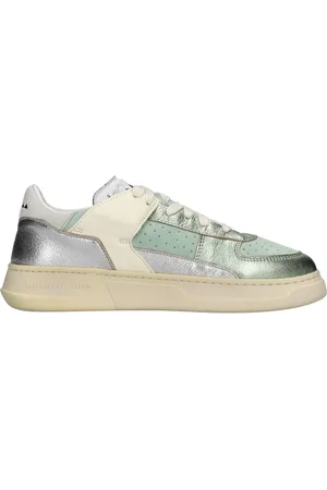 RUN OF Skor, Dam, 40 EU, Läder, Sneakers Grön