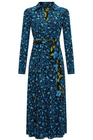 Diane von Furstenberg Klänning, Dam, S, Nylon, Multifärgad Elegant Klänning
