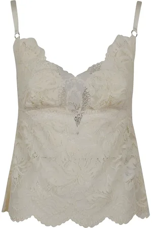 Paco rabanne Topp, Dam, M, Vit Topp Slitstark Stil