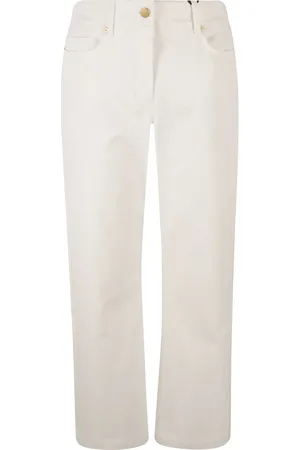 Max Mara Byxor, Dam, XS, Bomull, Vita Byxor Marianna