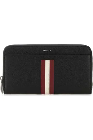 Bally Accessoarer, Herr, ONE Size, Läder, Klassisk Svart Läder Plånbok