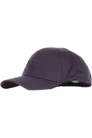 C.P. Company Accessoarer, Herr, ONE Size, Bomull, Logo Front Buckle Cotton Hat