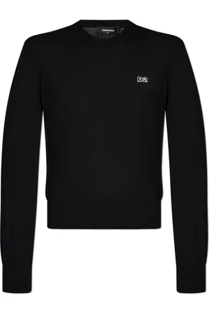 Dsquared2 Stickade tröjor & koftor, Dam, M, Bomull, Tröja med logotyp