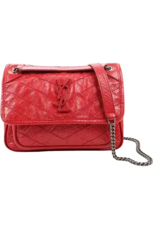 Saint Laurent Pre-owned, Dam, ONE Size, Pre-owned Laeder axelremsvskor