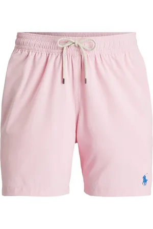 Ralph Lauren Badkläder, Herr, L, Läder, Rosa Havskläder Badshorts för Män