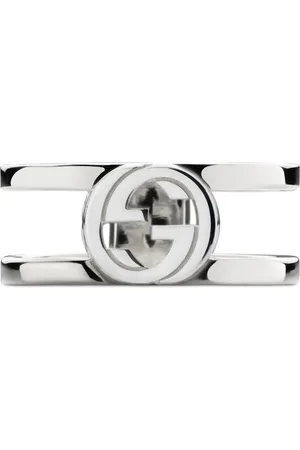Gucci Accessoarer, Dam, 51 MM, Interlocking Interlocking G ring i sterlingsilver_stor 9mm