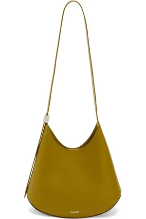 Jil Sander Väska, Dam, ONE Size, Läder, Grön Läder Axelväska