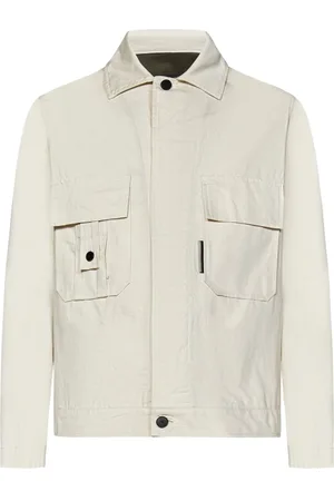 LOW BRAND Jacka, Herr, XL, Denim, Vit Denimjacka Klassisk Stil