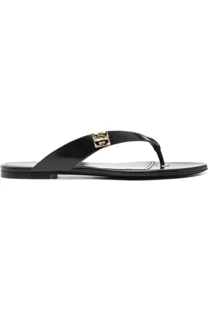 Givenchy Skor, Dam, 37 EU, Svarta Tåsandaler