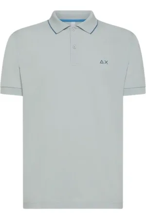 sun68 Topp, Herr, XL, Randig Krage Polo Grå T-shirts och Polos