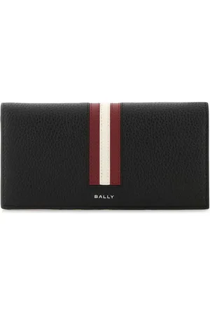 Bally Accessoarer, Herr, ONE Size, Läder, Klassisk Svart Läder Plånbok