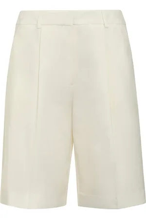 Calvin Klein Shorts, Dam, S, Polyester, Veckade Bermuda Shorts i Techno-tyg