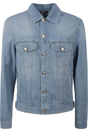 Brunello Cucinelli Jacka, Herr, S, Denim, Ljus Denim Skjortor